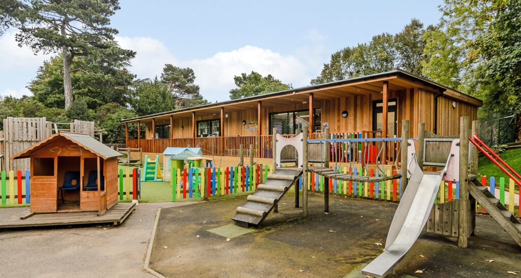 Eco-classroom block at Bickley Park School in Bromley