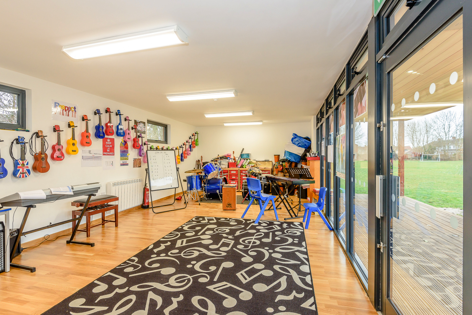 Eco-music Studio at Rowner Junior School in Hampshire