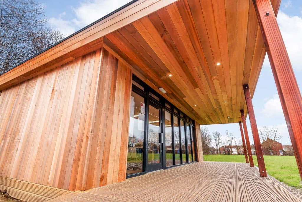 Eco music studio by TG Escapes at Rowner School