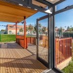 Biophilic timber frame classroom at Rabbsfarm