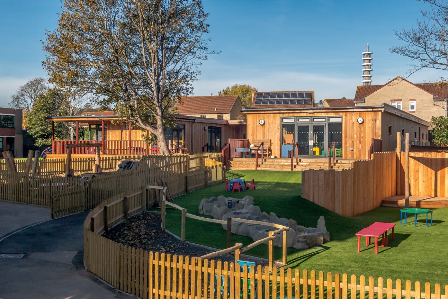 Kevin Rochester GFM Education at opening of Brune Park modular classroom block