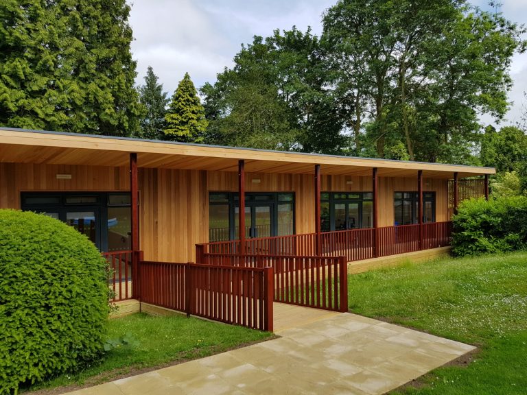 Eco building for SEN at The Shires at Oakham by TGEscapes