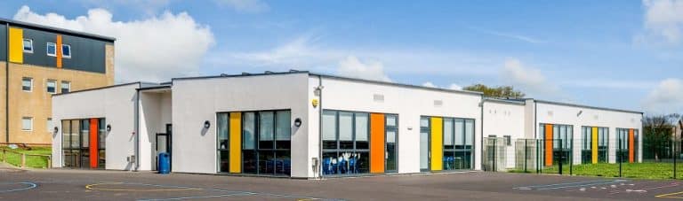 Net Zero Multi Classroom Block at Samuel Ryder Academy