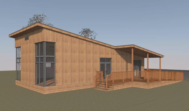 Modular timber frame chapel by TG Escapes