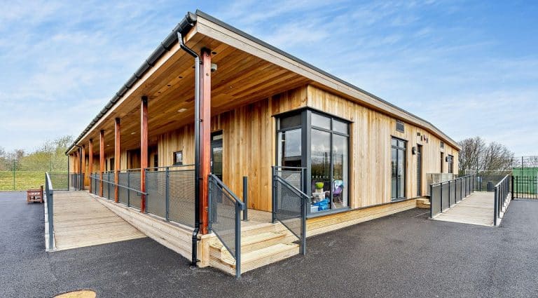 Modular timber frame building for post 16 SEND provision
