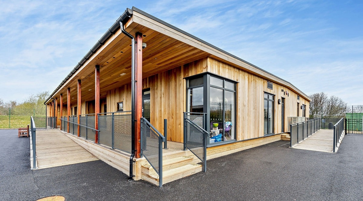 Modular timber frame building for post 16 SEND provision