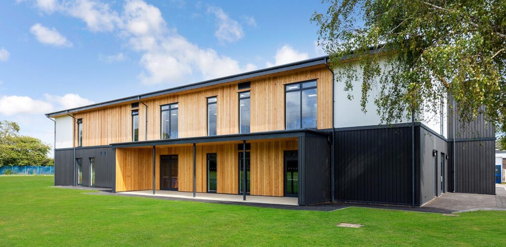 Timber frame modular school building