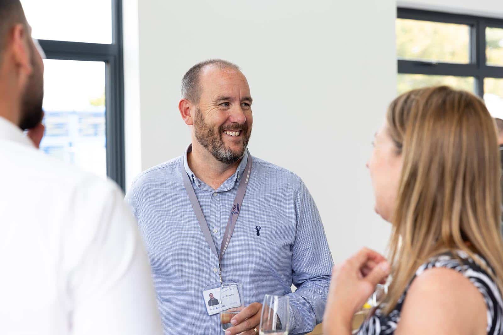 Kevin Rochester GFM Education at opening of Brune Park modular classroom block