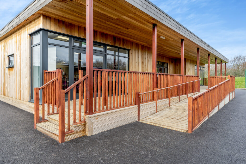 Sir Charles Parsons Modular SEND School Exterior