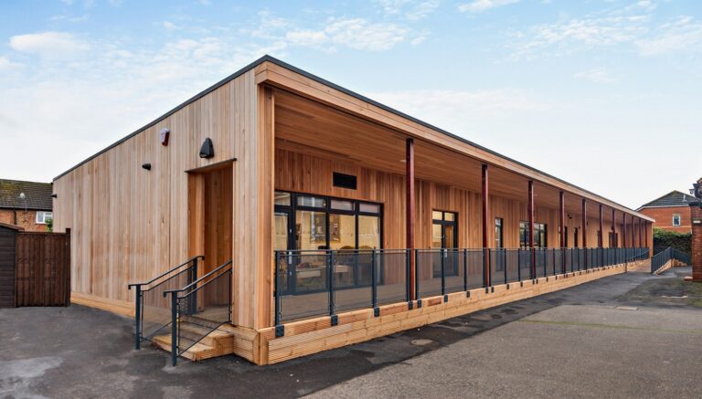Timber frame SEND facility at Stepgates School