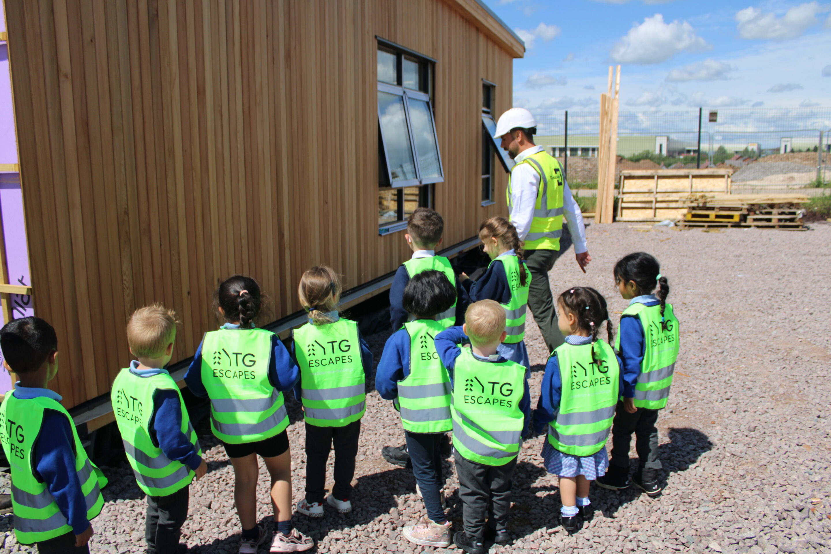 TG Escapes modular building under construction