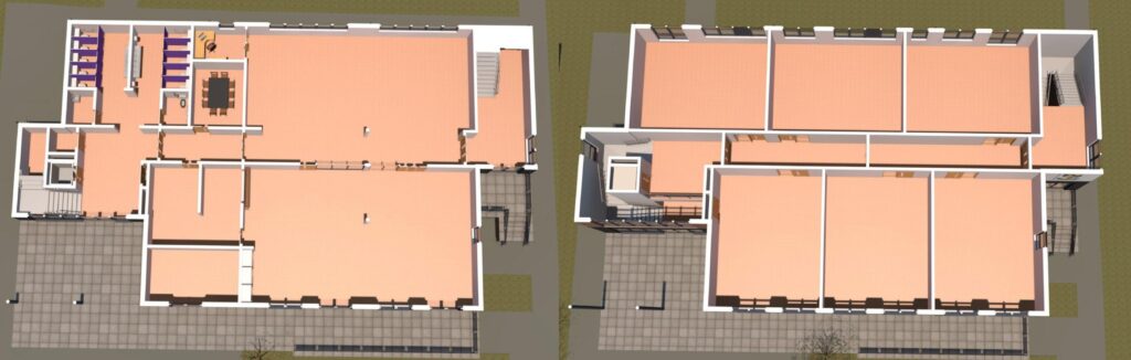 6th form centre floor plan at Henley Bank High School