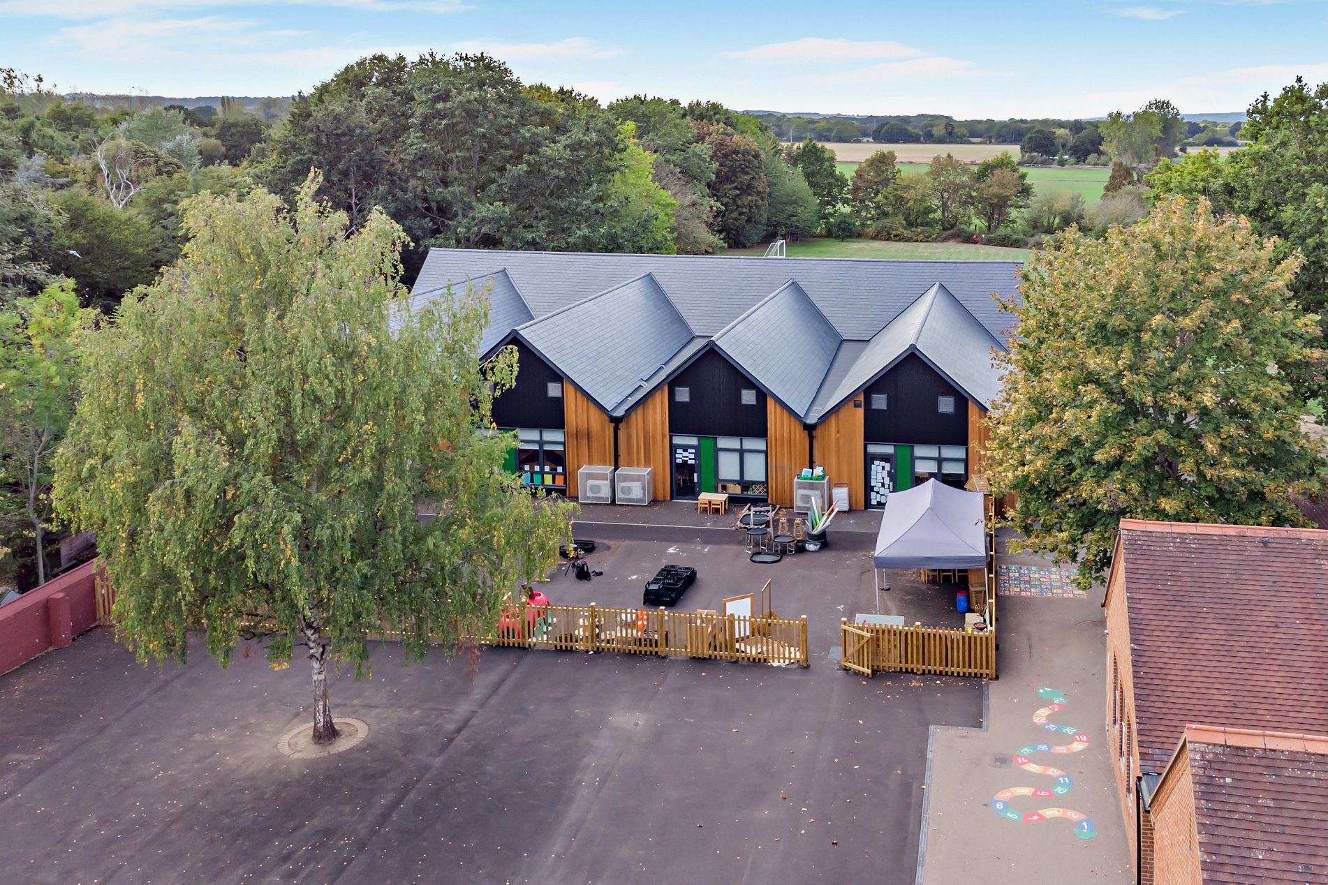 Primary and Early Years classrooms, kitchen and dining room at Marden Academy by TG Escapes